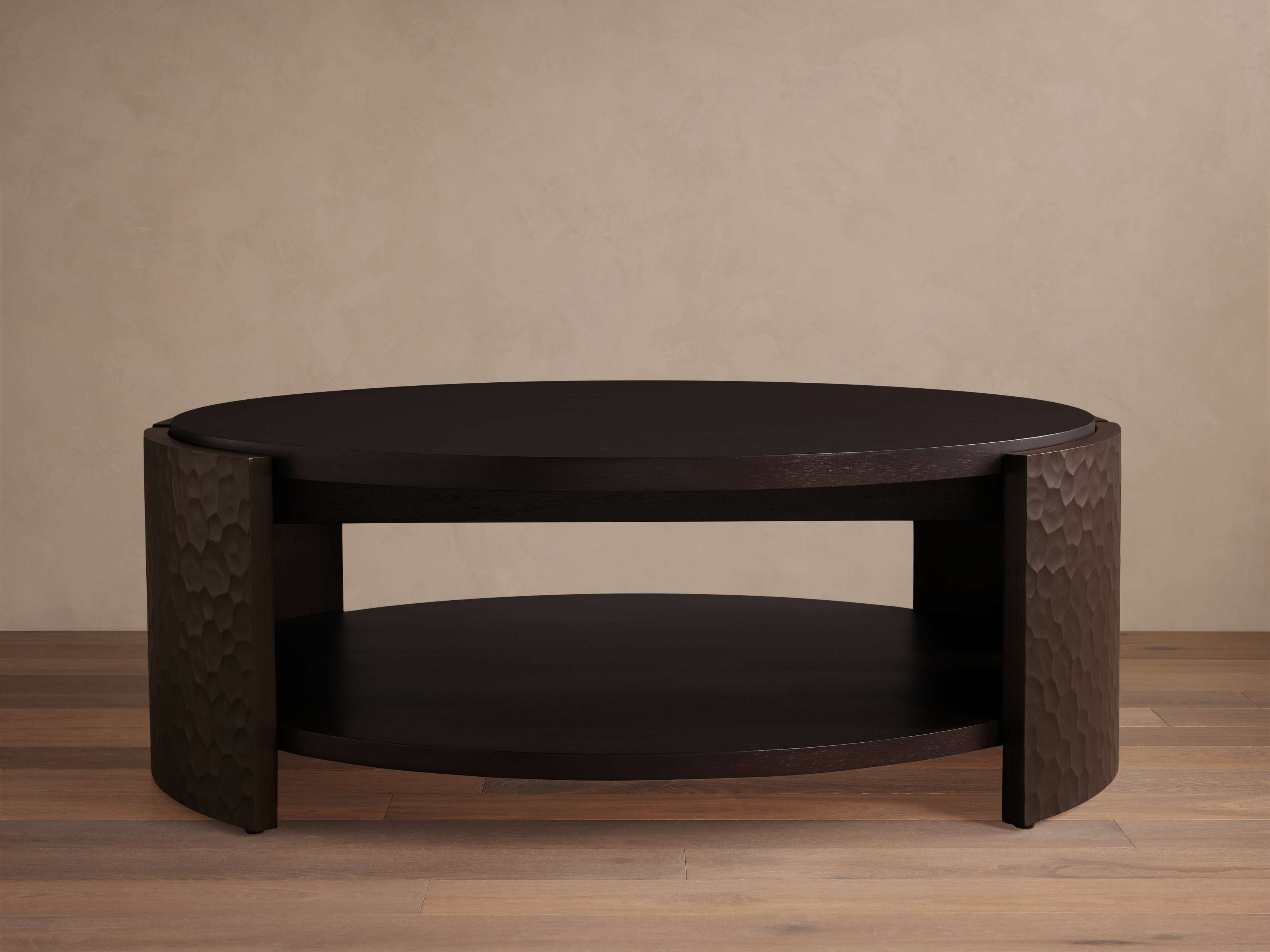 Chiseled Round Coffee Table