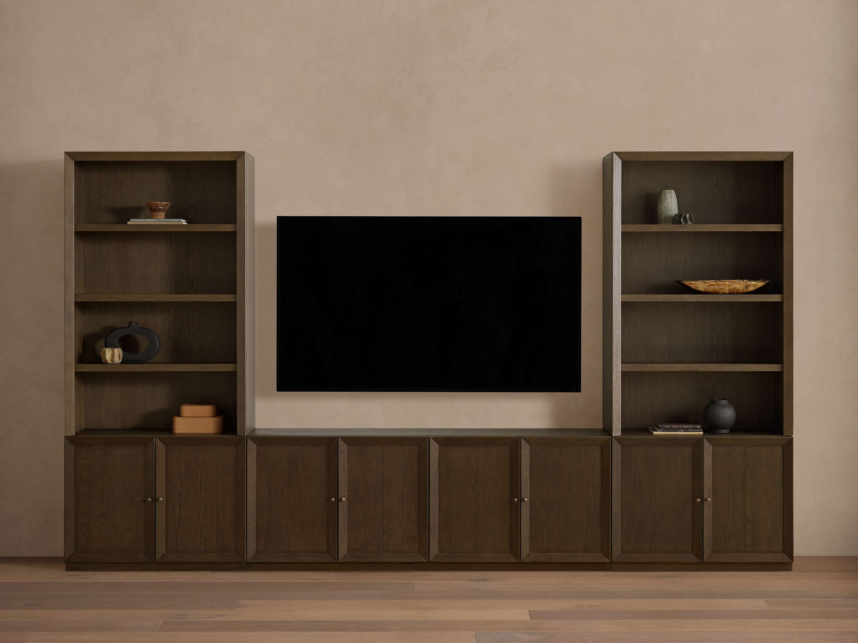 Nason Modular Open Media Cabinet Set