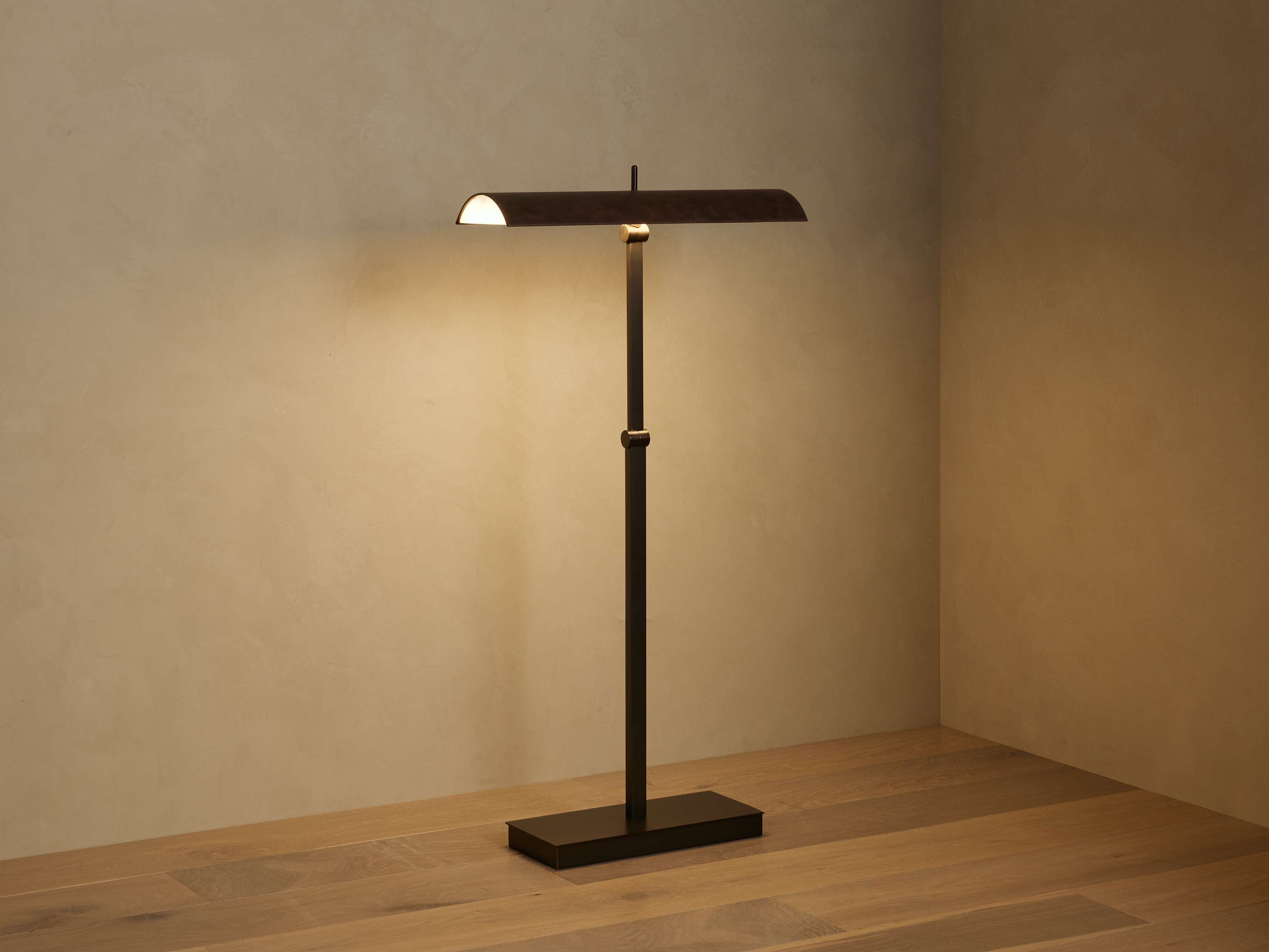 Abel Leather Floor Lamp
