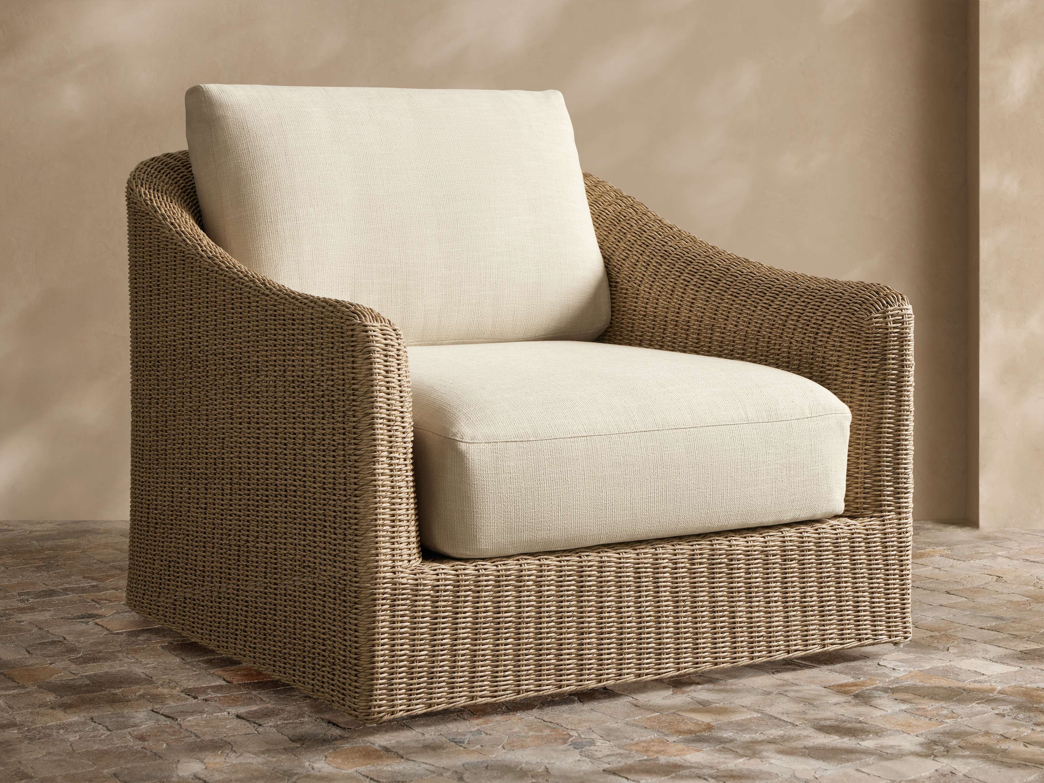 Ancona Outdoor Swivel Chair