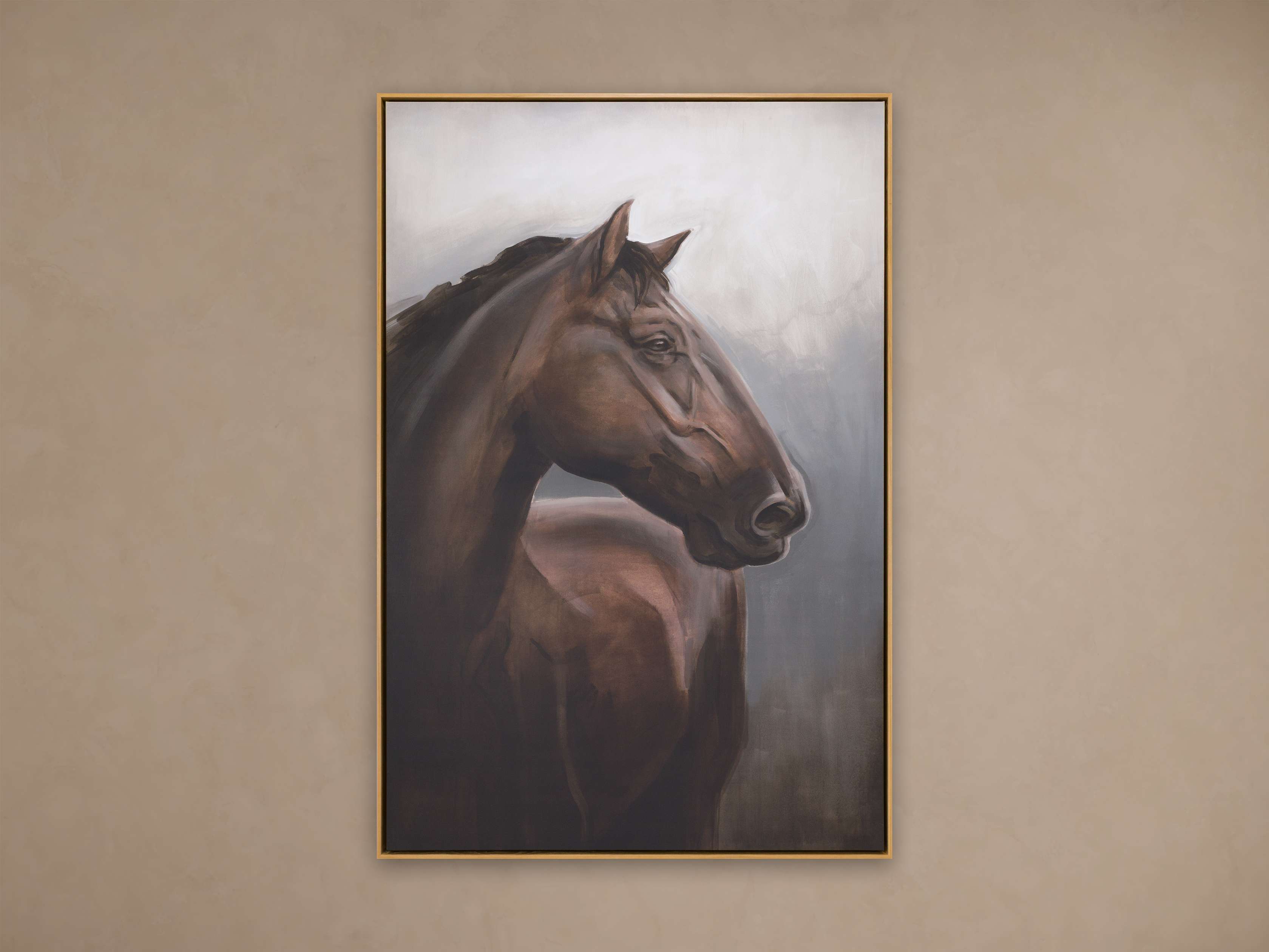 Lone Stallion Framed Print