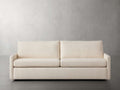 Kipton Slim Arm Luxury King Sleeper Sofa in Wiley Parchment
