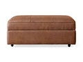 Filmore Leather Storage Ottoman