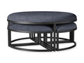 Palmer Upholstered Round Nesting Ottoman